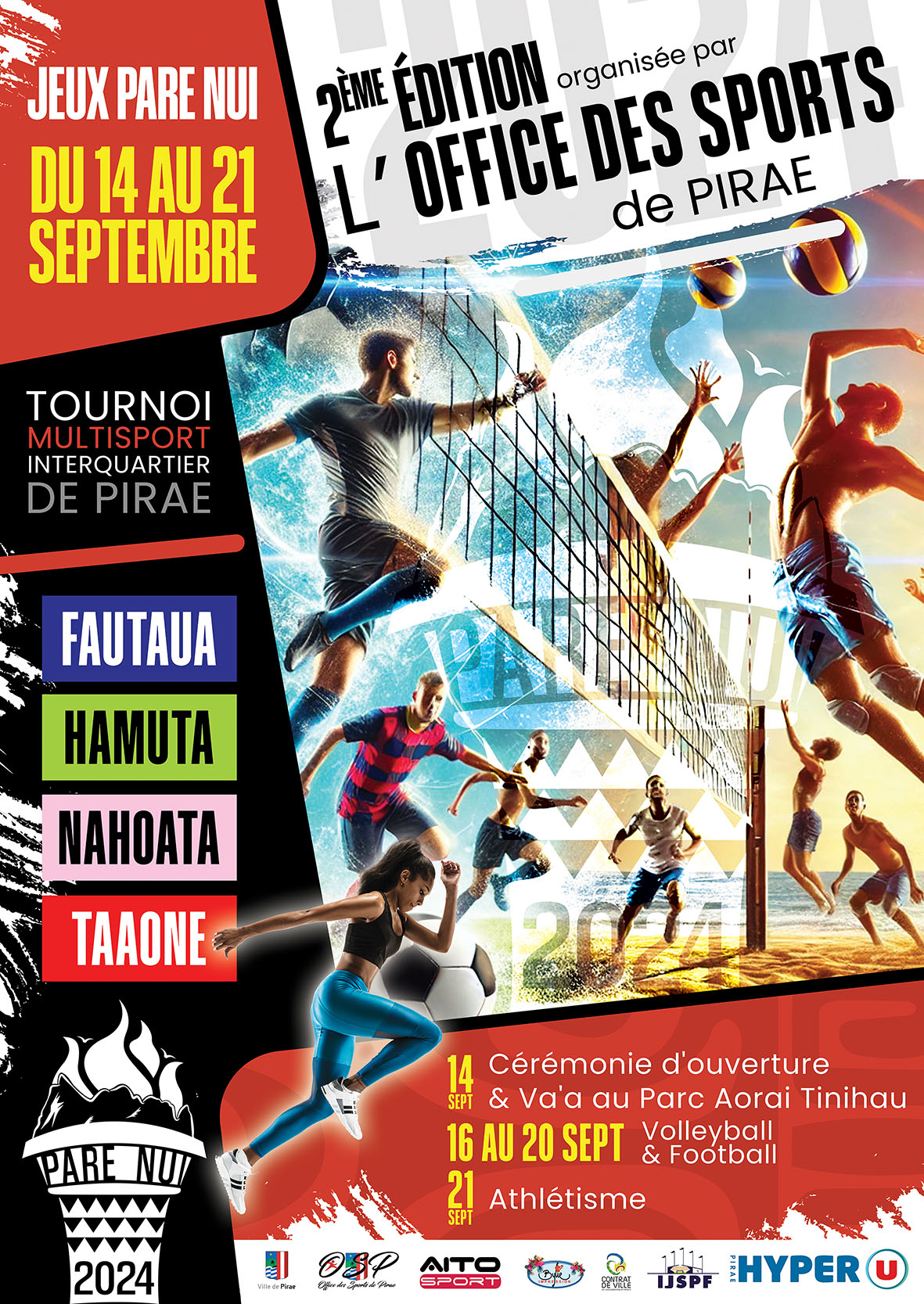 ​Pirae organise ses olympiades sportives