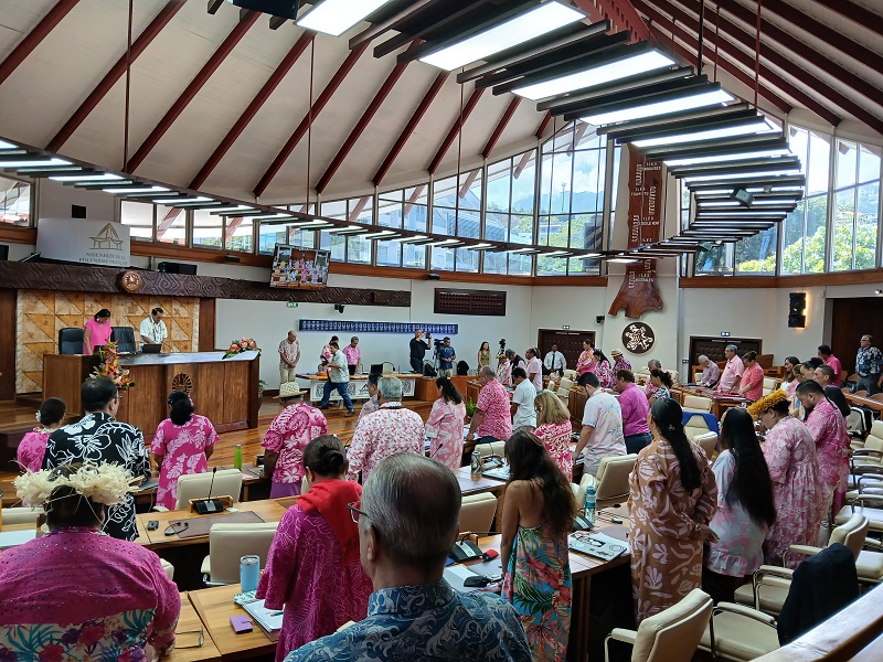 Les élus de l'assemblée ont démarré la séance par une minute de silence en hommage à la maman de la déléguée interministérielle au handicap Nathalie Salmon Hudry, décédée deux jours plus tôt. crédit photo SD