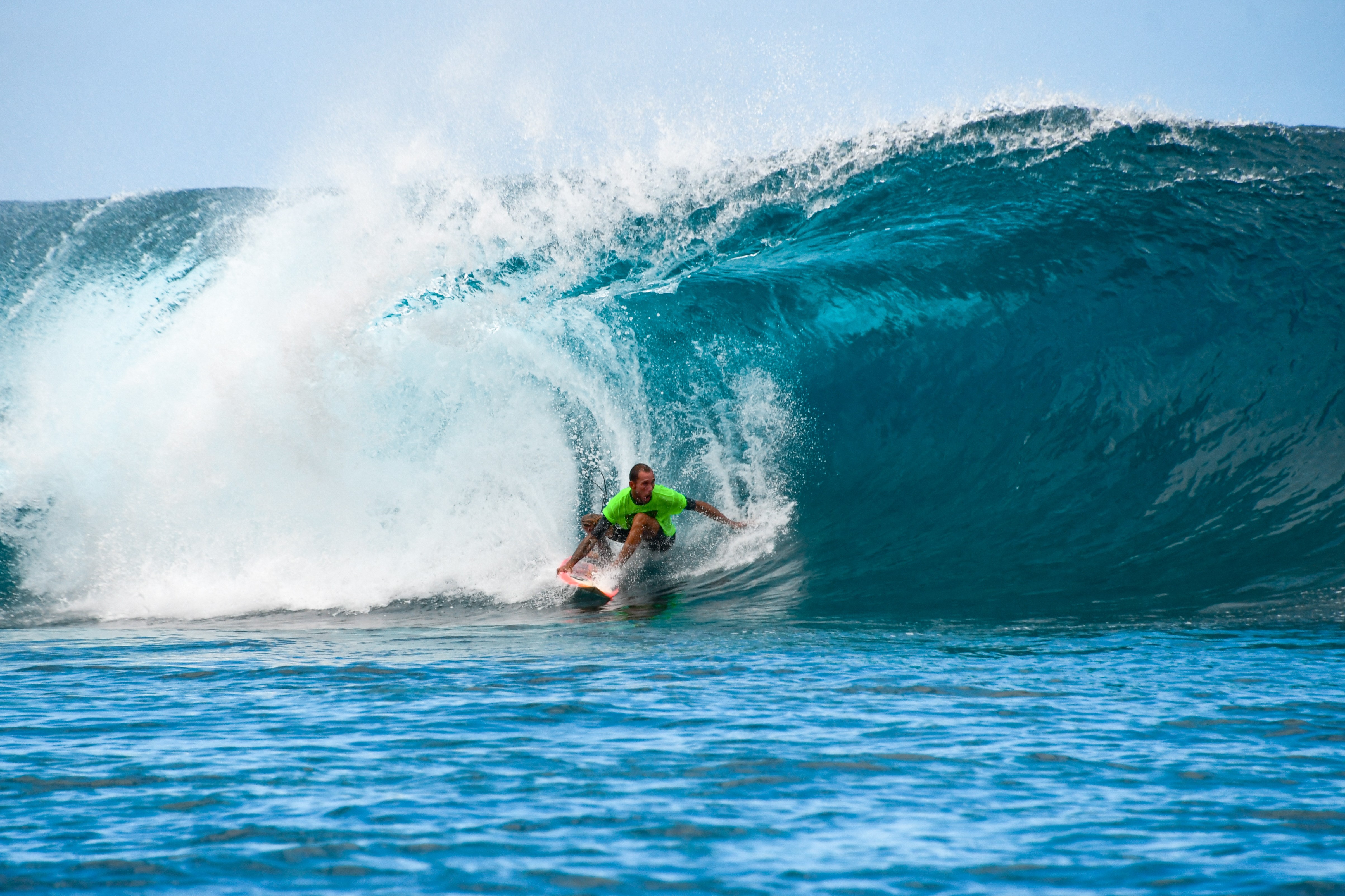 Une des plus grosses vagues de la compétition signée Moana Domenech