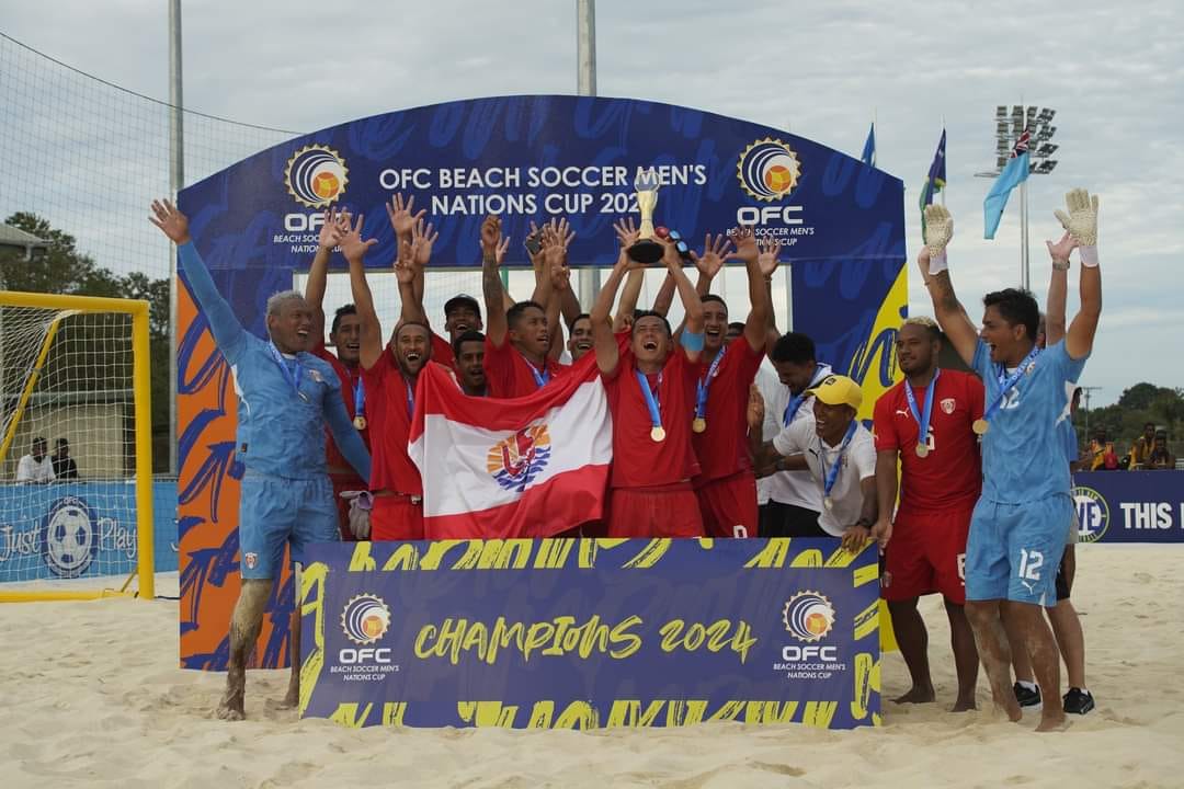 Les Tiki Toa remportent la finale de l'OFC beach soccer nation cup