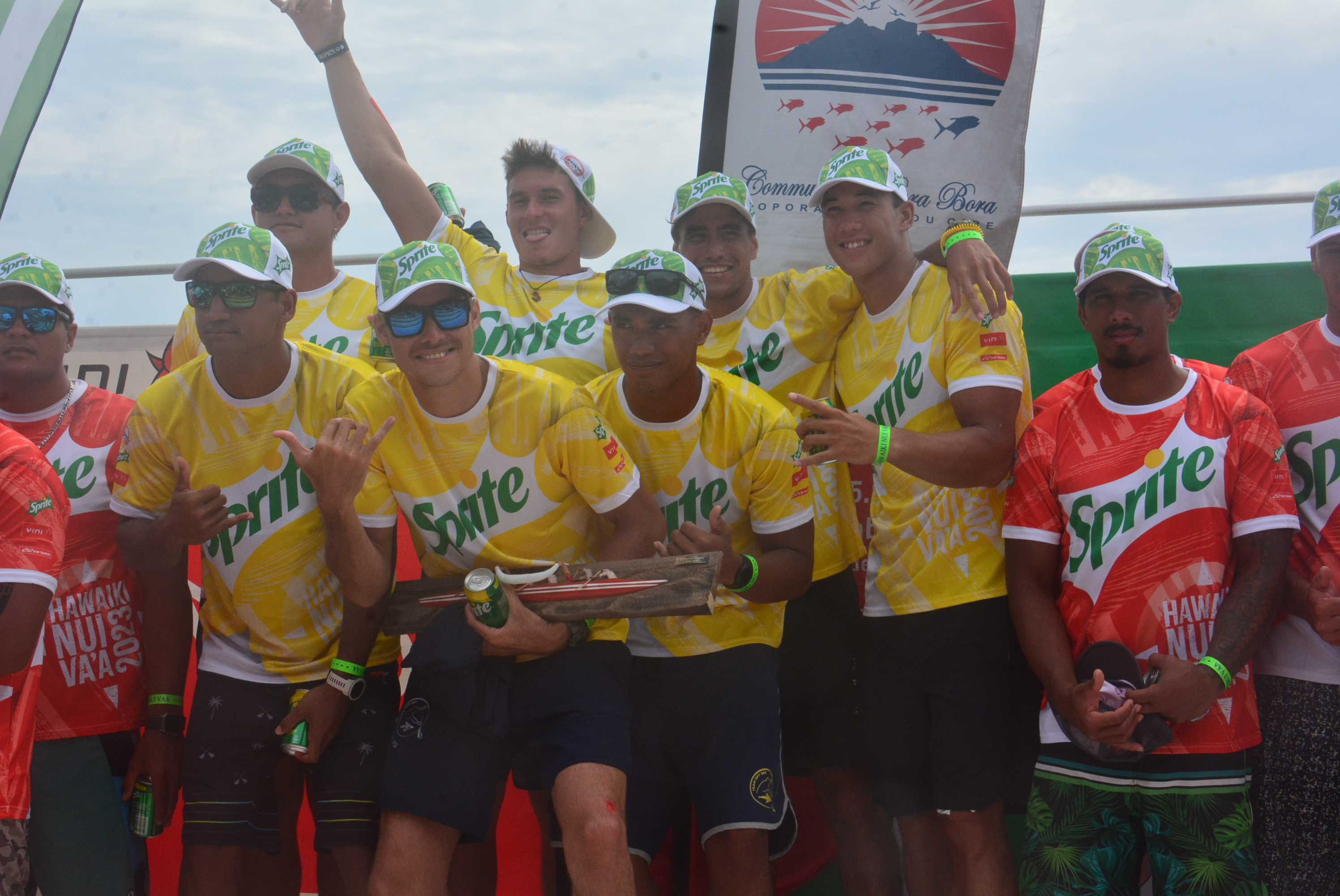 La team OPT vainqueur de la Hawaiki Nui 2023