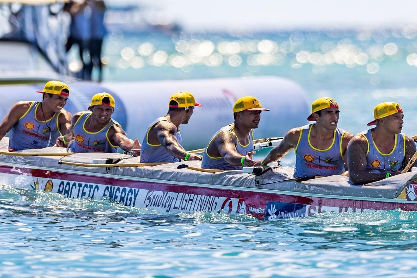 La team Shell Va’a, l’équipe en forme du moment