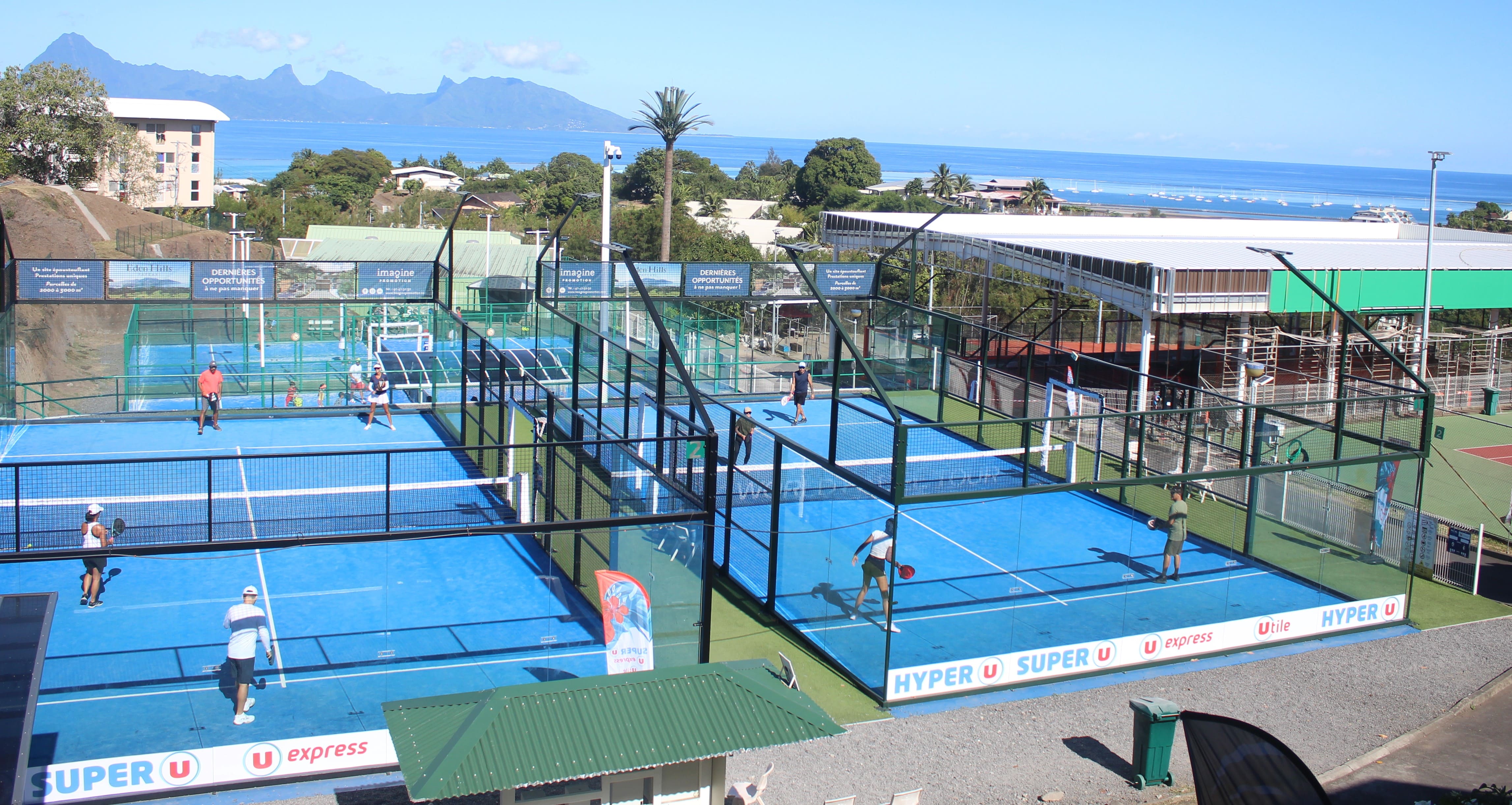 L’AS Phénix disposera bientôt de neuf pistes de padel, dont quatre couvertes qui seront testées lors du tournoi U.