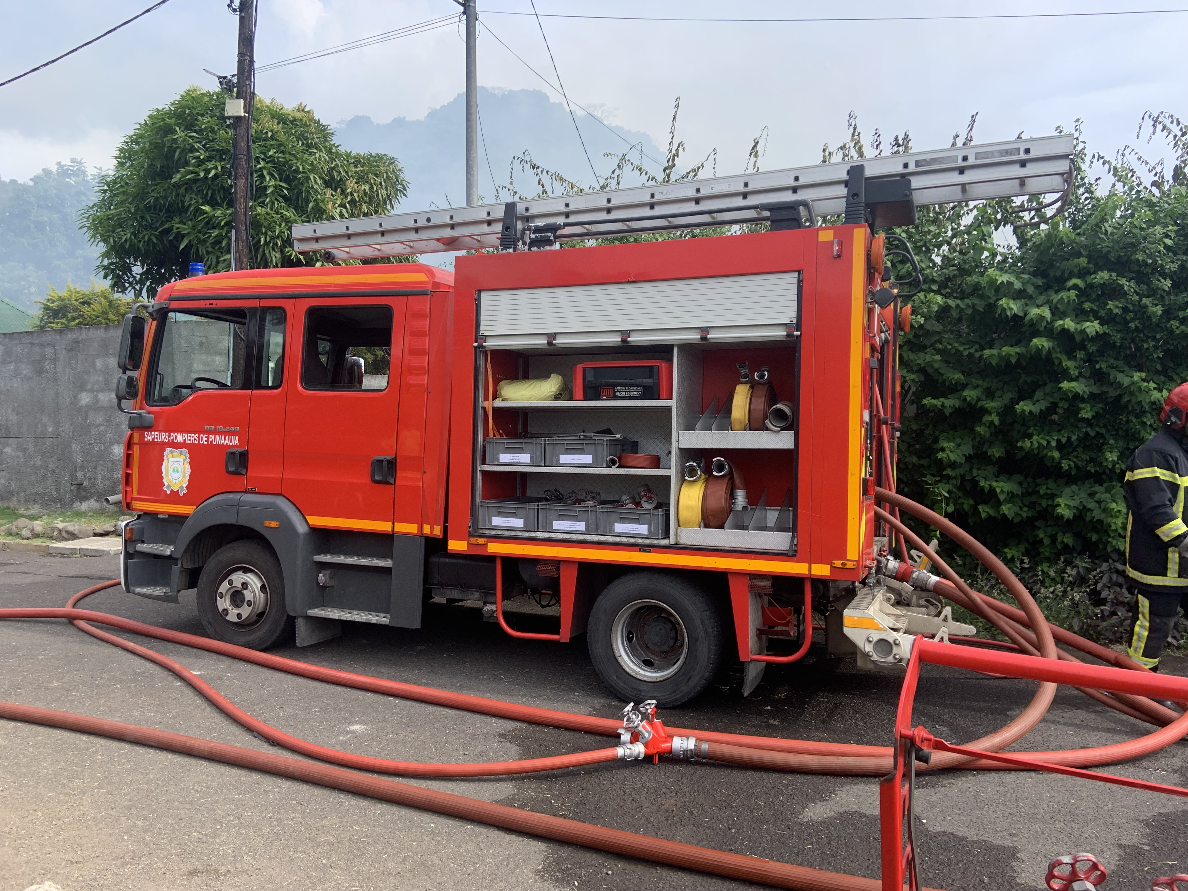 Un incendie ravage une maison à Matati'a