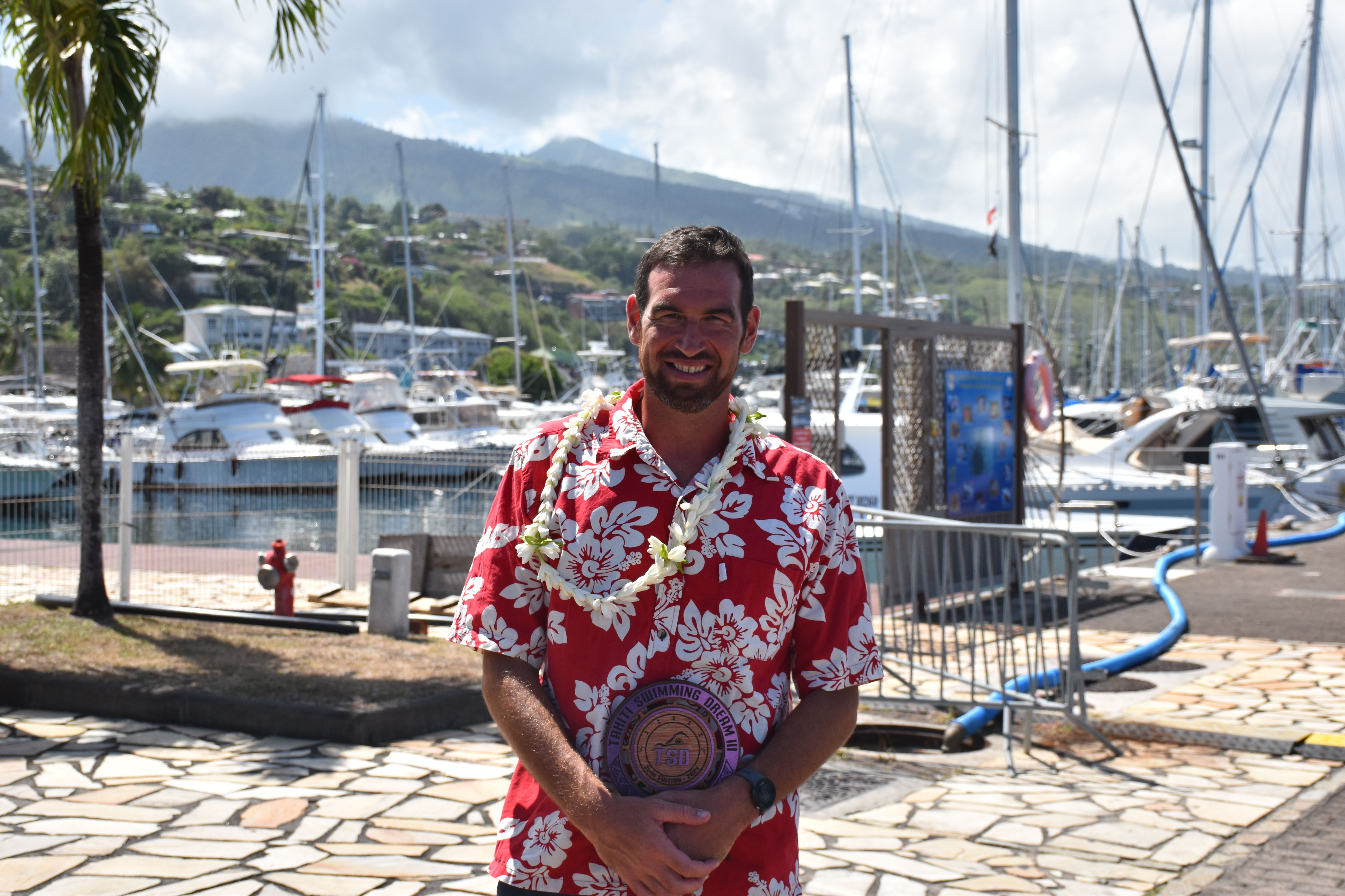 Steven Lorzil, vainqueur de la traversée en solitaire