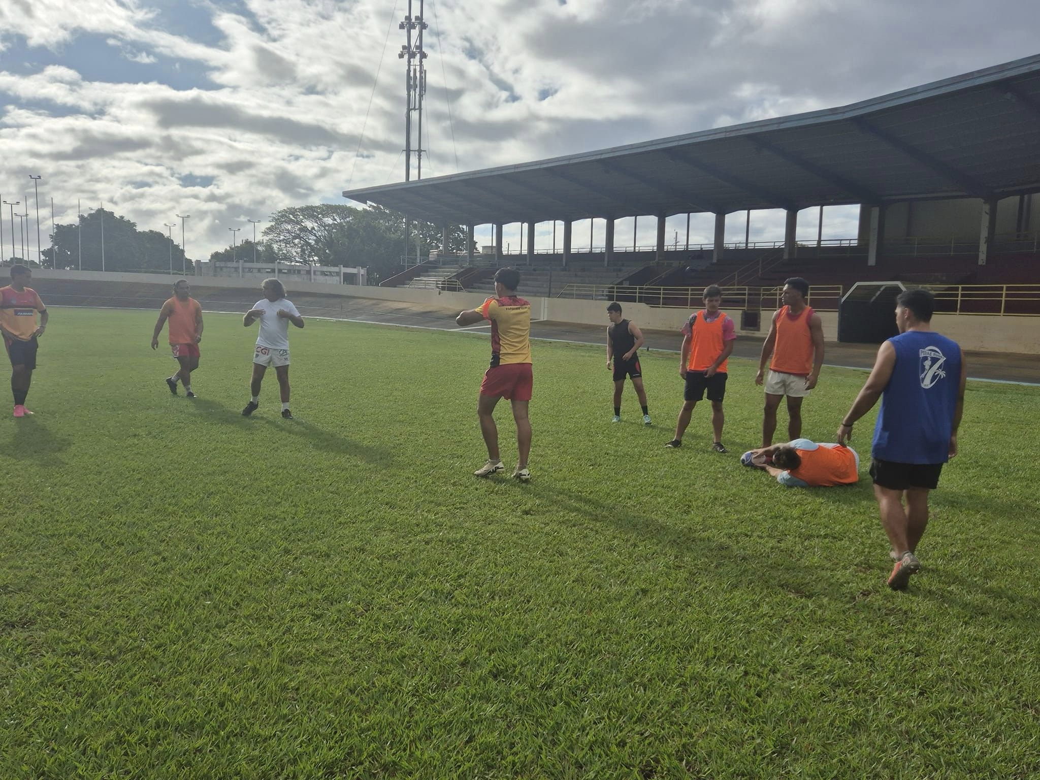 Des ateliers spécifiques au rugby à VII ont été mis en place.