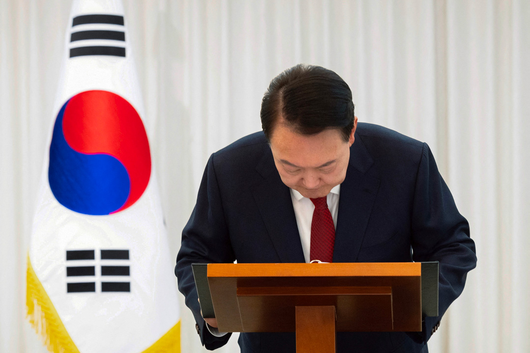 Crédit Handout / South Korean Presidential Office via Yonhap / AFP