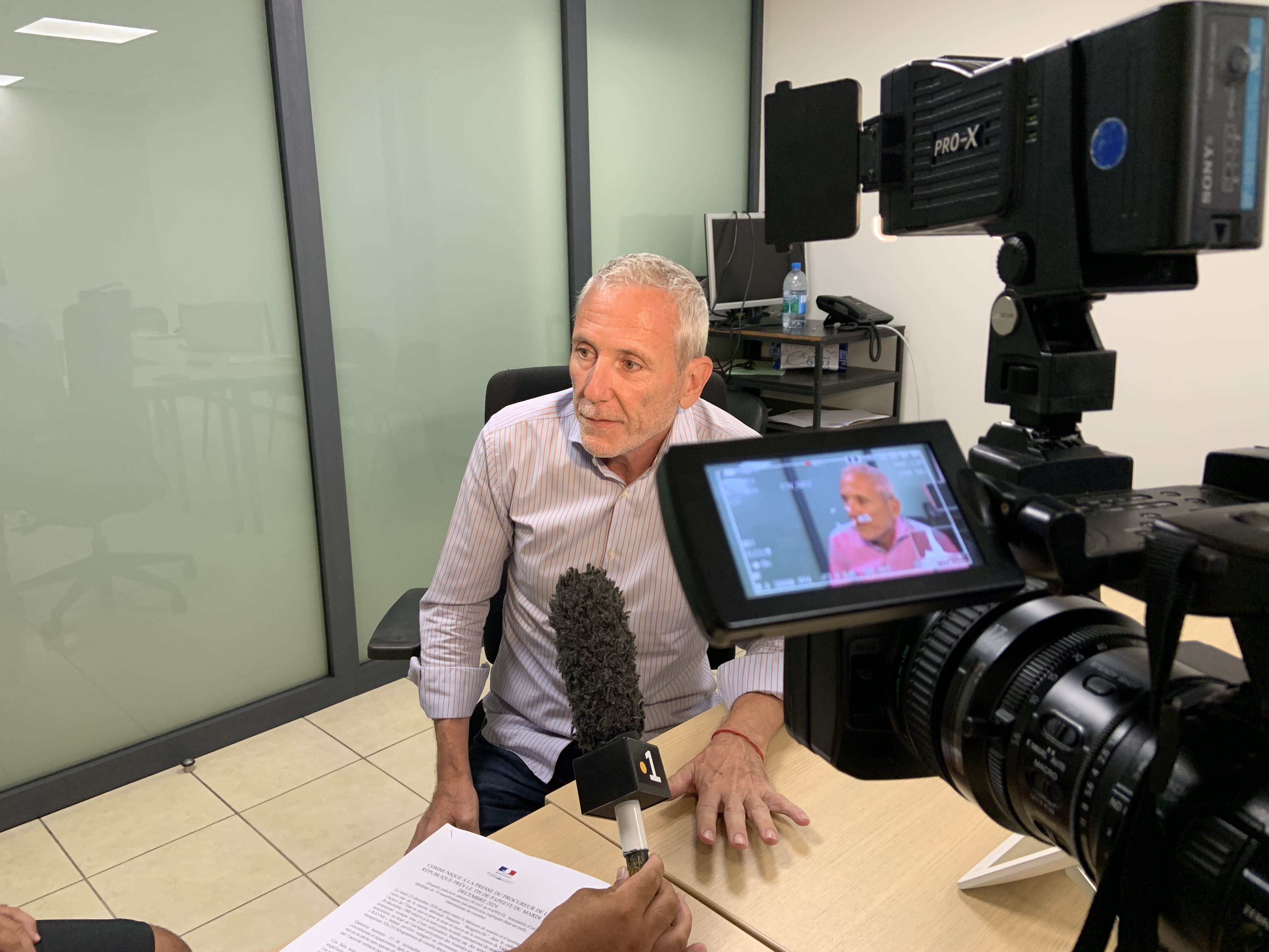 Yann Haussner, vice-procureur de la République, a donné ce mardi une conférence de presse. Crédit photo : Thibault Segalard.