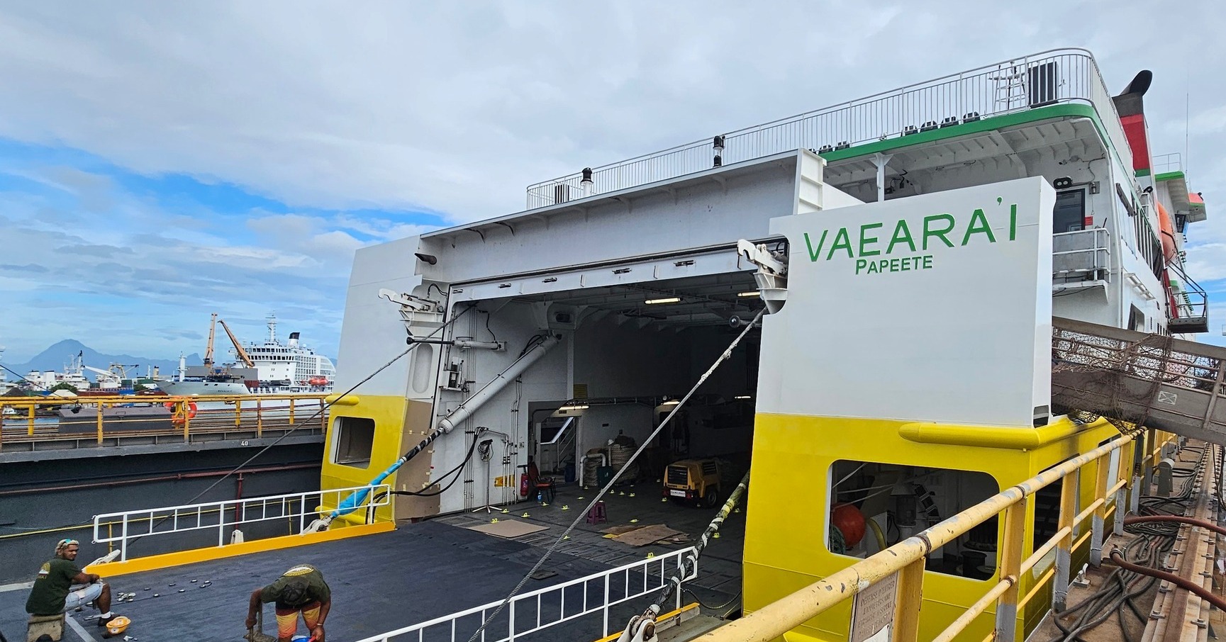 La compagnie de transport maritime Vaeara'i a saisi le tribunal administratif de Papeete pour contester le refus du Port autonome de lui accorder une remise gracieuse. Crédit photo : FB Vaear'ai.