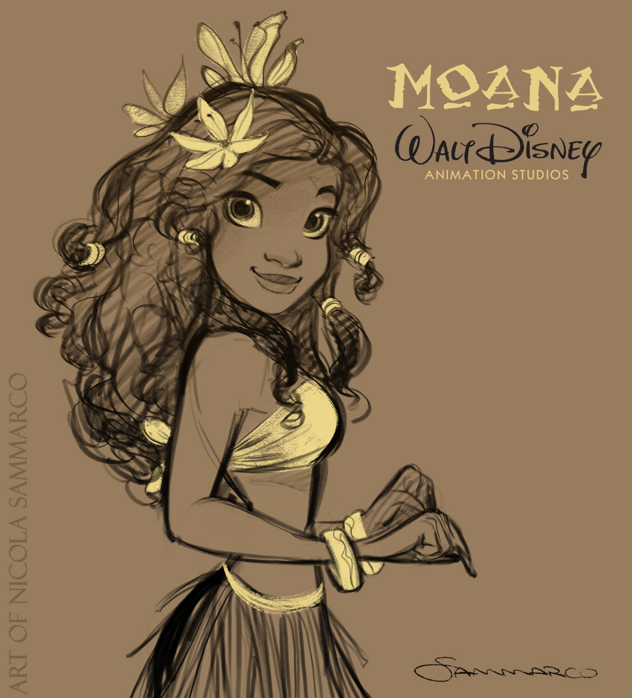 Moana - The Maona princess with the demigod Maui