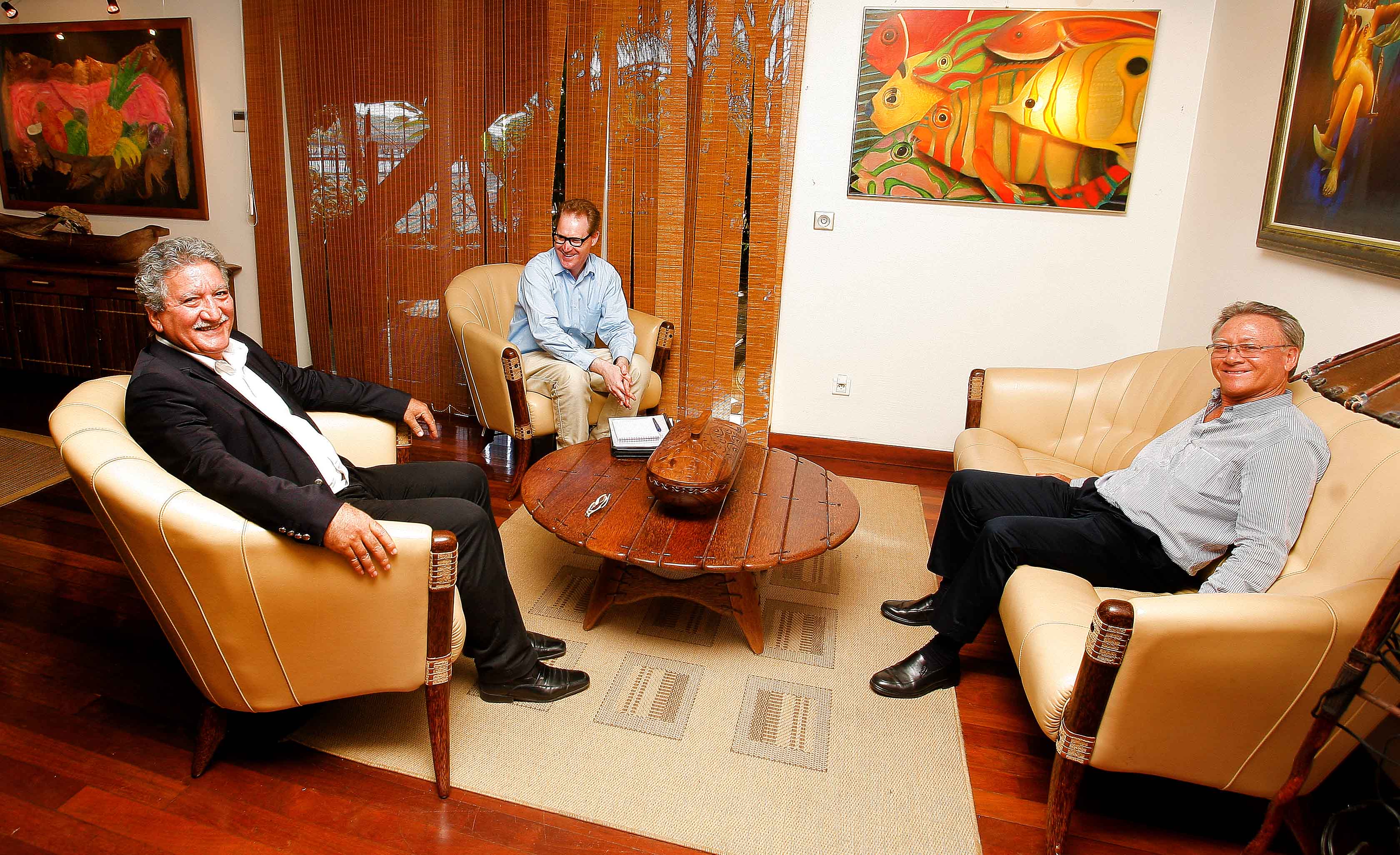 Jean-Christophe Bouissou reçoit le consul général d’Australie à Nouméa