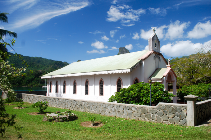 Eglise Saint-Joseph de Paopao à Moorea