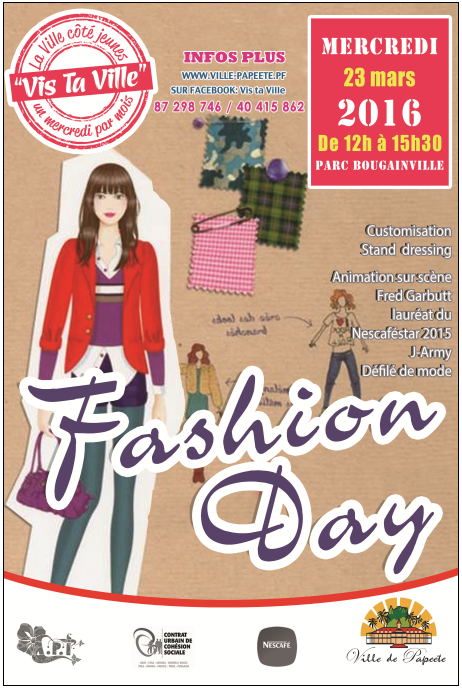 Vis ta Ville « Fashion Day » ce mercredi 23 mars