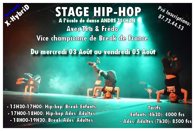 Stage de hip-hop break avec une vice-championne de France