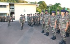 Présentation au drapeau des volontaires du RSMA