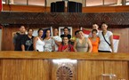 Visite du centre de formation AFOMETH à l’assemblée de la Polynésie Française