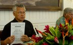 Le budget de Gaston Tong Sang publié au Journal Officiel