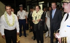 Marie-Luce Penchard arrive à Tahiti : « heureuse d’être là !»