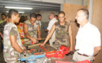 Centre de détention de la Polynésie française : M. Paul-Luc DINNEQUIN rencontre les stagiaires en formation au GSMA