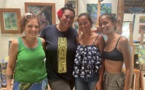 Huahine : des stagiaires du CMA découvrent la vie d'artiste