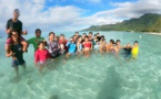 Moorea : les jeunes se jettent à l'eau pour leur santé