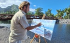 Un peintre en escale à Teahupo’o