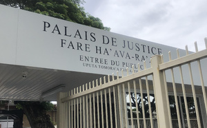 Ce mardi, le tribunal correctionnel de Papeete a condamné un homme à 18 mois de prison avec sursis pour des violences conjugales. Crédit photo : Thibault Segalard.