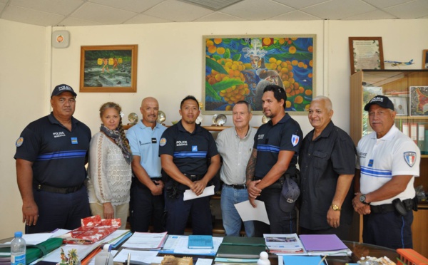 Trois mūto'i de Punaauia ont été félicités pour leur bravoure