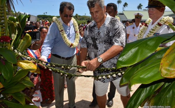 Teva i Uta : émotion et joie pour l'inauguration du collège "Tinomana Ebb"