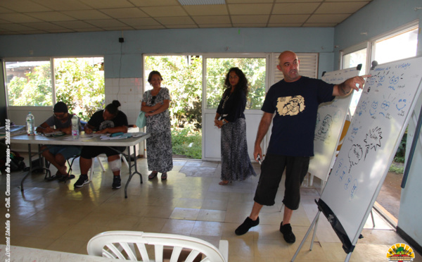 Formation à la bande dessinée pour les animateurs du PEL de Papeete