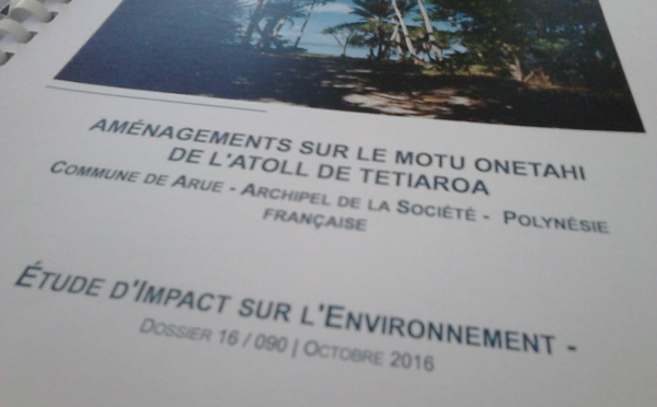 Tetiaroa : de nouvelles villas en projet sur 11.5 hectares