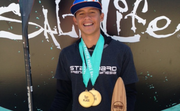 Tuki Tissot, 17 ans, se fait remarquer aux Pacific Paddle Game en Californie