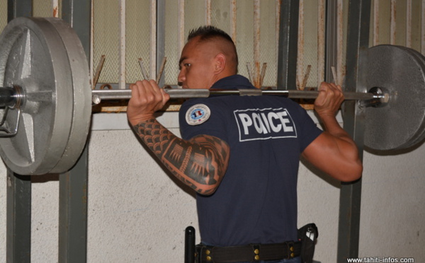 Une nouvelle salle de musculation pour les mūto'i de la DSP