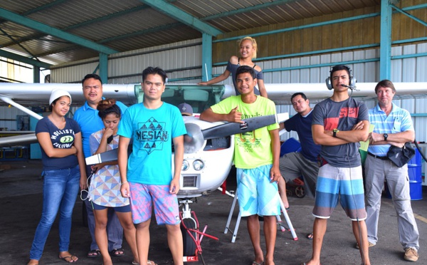 Un baptême de l’air pour 10 jeunes de Faa’a  