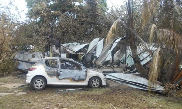 Moorea : un fare incendié et sa propriétaire rouée de coups