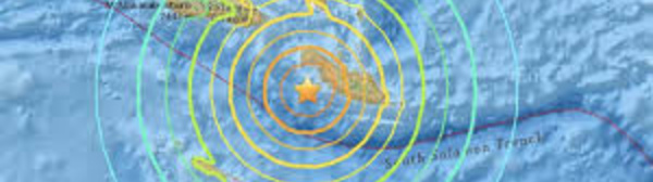 Séisme de magnitude 6,8 au large des îles Salomon, pas de dégâts