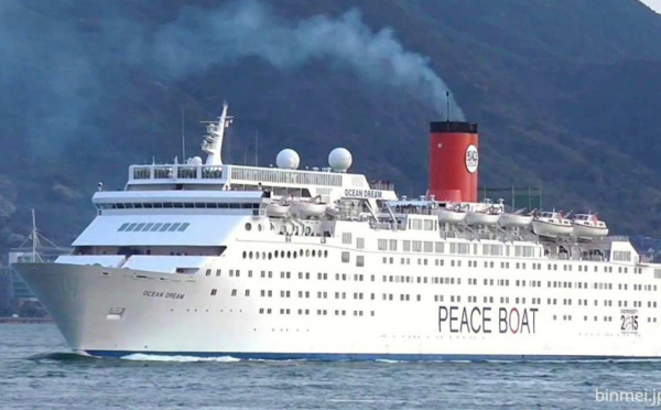 Le Peace Boat à Papeete ce week-end