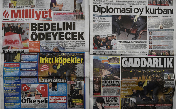 Nouvelles attaques d'Erdogan, la crise avec l'Europe s'envenime