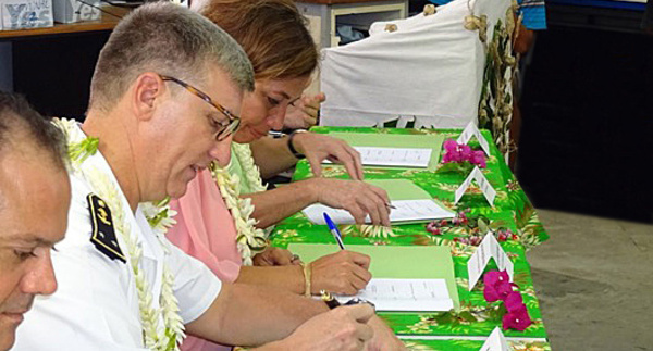 Une convention classe défense et sécurité globale au lycée professionnel de Mahina