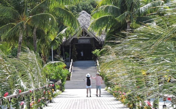 Visite guidée du Conrad à Bora Bora (photos)