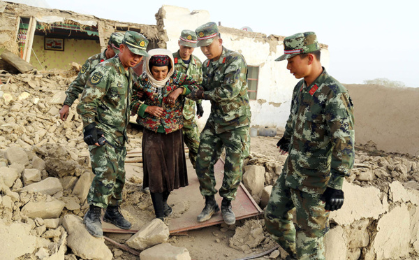 Chine: un séisme fait huit morts dans le Xinjiang