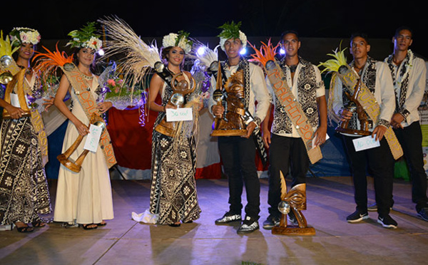 Kahaia Dauphin et Tamatoa Tetauira élus miss et mister Heiva i Mahina