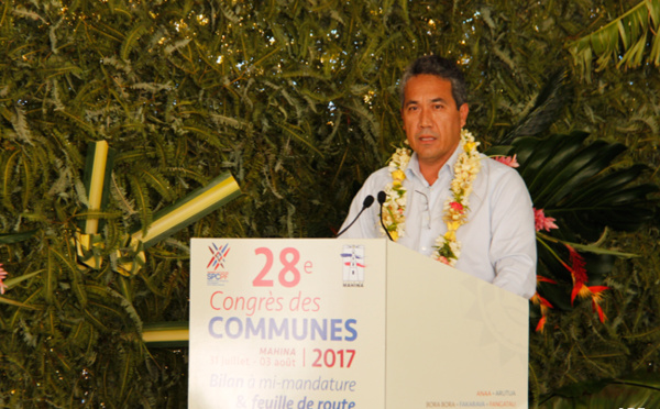 Marcel Tuihani au 28e congrès des maires : "Sans moyens, l’action véritable est illusoire"