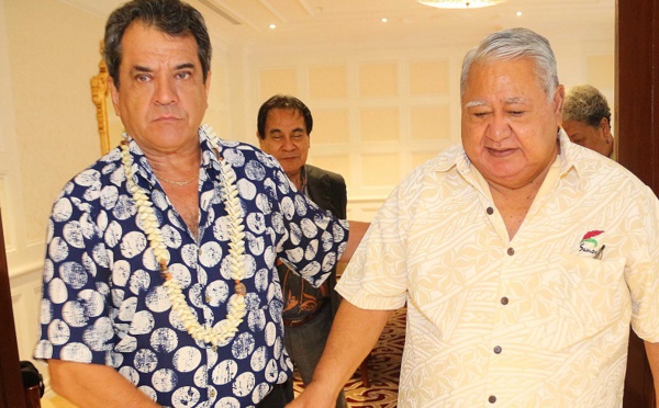 Fritch s’entretient avec le Premier ministre des Samoa