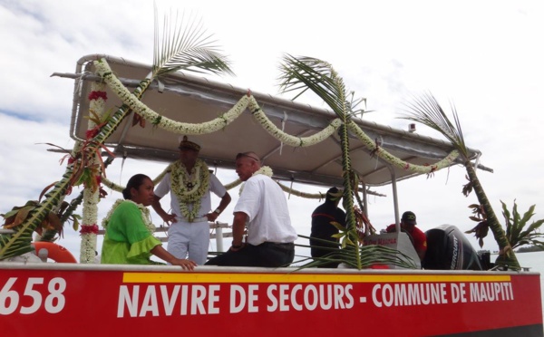 Maupiti inaugure sa nouvelle vedette de secours en mer