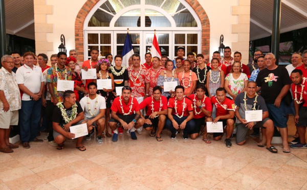 Remise d’attestations aux sportifs de haut niveau