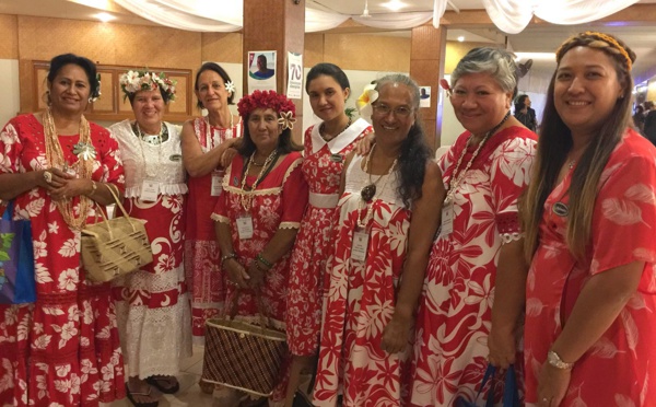 Une délégation de Polynésiennes à la Conférence des femmes du Pacifique