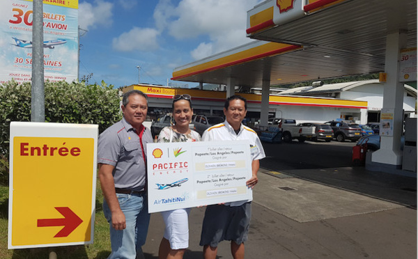 Grand jeu Shell-Pacific: Hinanui de Taravao gagne deux billets pour LAX