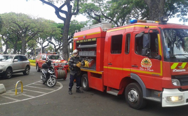 Exercice incendie au tribunal de Papeete