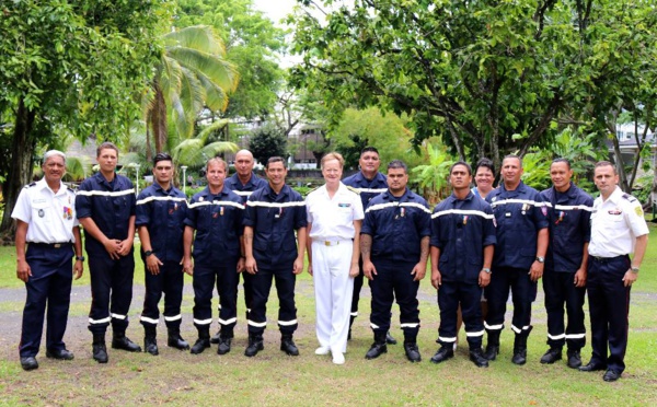 Sainte-Barbe: Dix sapeurs-pompiers récompensés